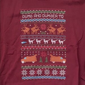 Dumb and Dumber Holiday Crewneck Sweater